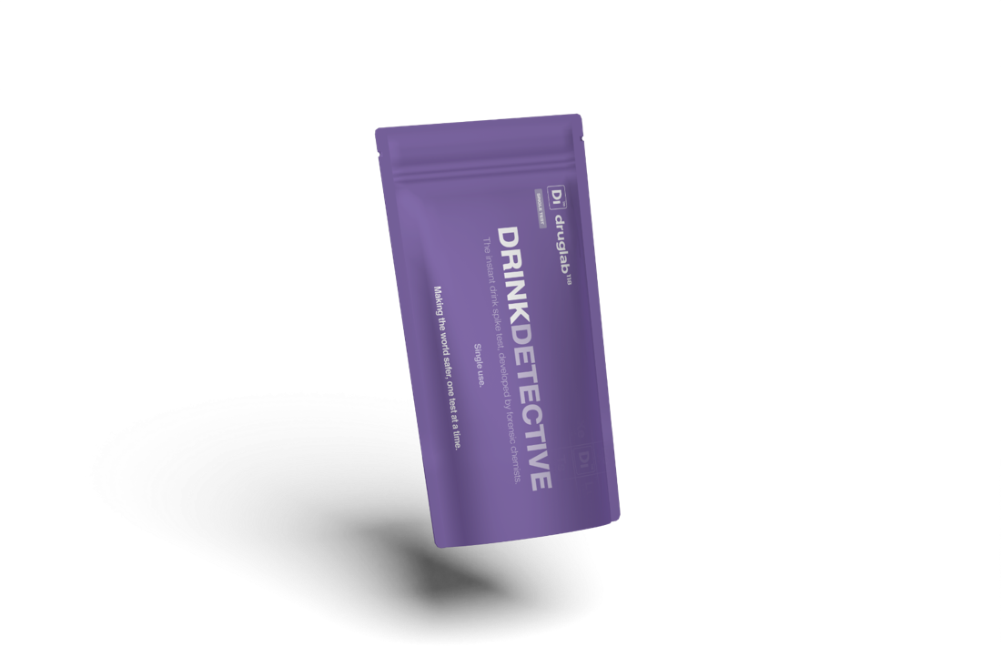 DrinkDetective drink-spiking test pouch