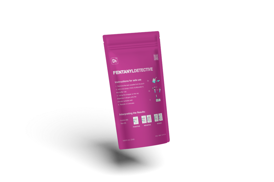FentanylDetective point-of-need test pouch